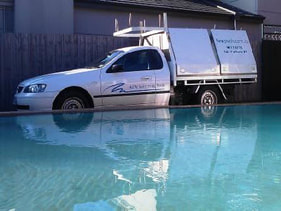 Photo Kew Pool's maintenance truck